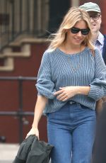 SIENNA MILLER Out in New York 05/18/2018