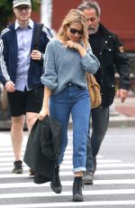 SIENNA MILLER Out in New York 05/18/2018