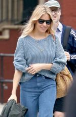 SIENNA MILLER Out in New York 05/18/2018