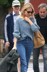 SIENNA MILLER Out in New York 05/18/2018