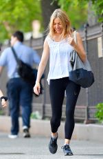 SIENNA MILLER Out in New York 05/25/2018