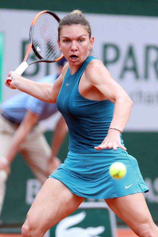SIMONA HALEP at French Open Tennis Tournament in Paris 05/30/2018