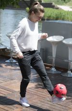 SIMONA HALEP at Mutua Madrid Open Photoshoot at Caja Magica Sport Center in Madrid 05/04/2018