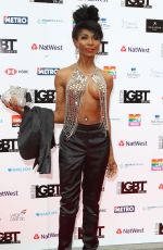 SINITTA at LGBT Awards 2018 in London 05/11/2018