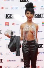 SINITTA at LGBT Awards 2018 in London 05/11/2018