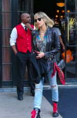 SOFIA BOUTELLA Leaves Her Hotel in New York 05/07/2018
