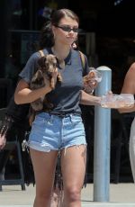 SOFIA RICHIE in Denim Shorts Out in Malibu 05/04/2018