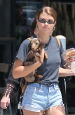 SOFIA RICHIE in Denim Shorts Out in Malibu 05/04/2018