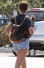 SOFIA RICHIE in Denim Shorts Out in Malibu 05/04/2018