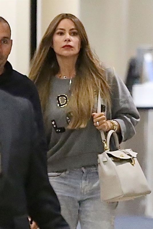 SOFIA VERGARA at LAX Airport in Los Angeles 05/02/2018