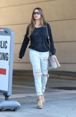 SOFIA VERGARA in Rpped Jeans at a Tanning Salon in Beverly Hills 05/23/2018