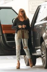 SOFIA VERGARA in Rpped Jeans at a Tanning Salon in Beverly Hills 05/23/2018