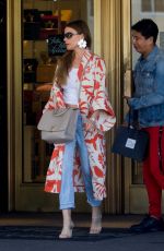SOFIA VERGARA Shopping at Saks Fifth Avenue in Beverly Hills 05/07/2018