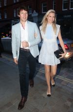 SOFIA WELLESLEY and James Blunt Leaves Kylie Minogue’s Birthday Party in London 05/27/2018