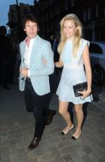 SOFIA WELLESLEY and James Blunt Leaves Kylie Minogue’s Birthday Party in London 05/27/2018