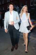 SOFIA WELLESLEY and James Blunt Leaves Kylie Minogue’s Birthday Party in London 05/27/2018