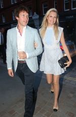 SOFIA WELLESLEY and James Blunt Leaves Kylie Minogue’s Birthday Party in London 05/27/2018