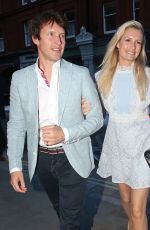 SOFIA WELLESLEY and James Blunt Leaves Kylie Minogue’s Birthday Party in London 05/27/2018