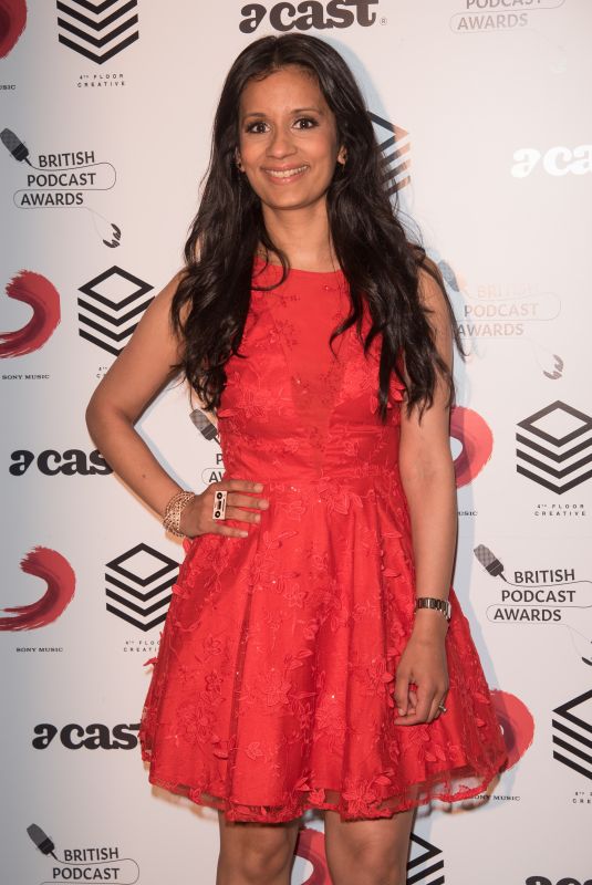 SONAIL SHAH at British Podcast Awards in London 05/19/2018