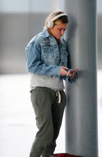 SOPHIE MONK at Heathrow Airport in London 05/18/2018