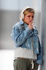 SOPHIE MONK at Heathrow Airport in London 05/18/2018