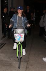 SOPHIE SIMMONS at a Bike Ride in West Hollywood 05/27/2018