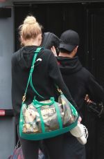 SOPHIE TURNER and Joe Jonas Leaves a Gym in West Hollywood 05/01/2018