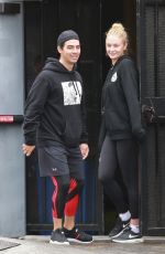 SOPHIE TURNER and Joe Jonas Leaves a Gym in West Hollywood 05/01/2018