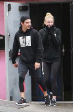 SOPHIE TURNER and Joe Jonas Leaves a Gym in West Hollywood 05/01/2018