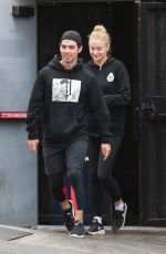 SOPHIE TURNER and Joe Jonas Leaves a Gym in West Hollywood 05/01/2018