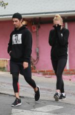 SOPHIE TURNER and Joe Jonas Leaves a Gym in West Hollywood 05/01/2018