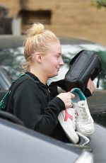 SOPHIE TURNER and Joe Jonas Leaves a Gym in West Hollywood 05/01/2018