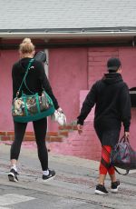 SOPHIE TURNER and Joe Jonas Leaves a Gym in West Hollywood 05/01/2018