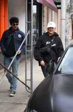 SOPHIE TURNER and Joe Jonas Leaves Alfred Coffee in West Hollywood 04/30/2018