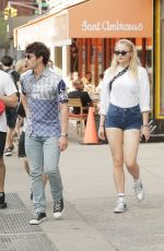 SOPHIE TURNER and Joe Jonas Out for Lunch in New York 05/03/2018