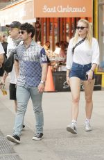 SOPHIE TURNER and Joe Jonas Out for Lunch in New York 05/03/2018