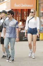 SOPHIE TURNER and Joe Jonas Out for Lunch in New York 05/03/2018