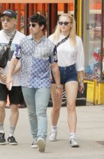 SOPHIE TURNER and Joe Jonas Out for Lunch in New York 05/03/2018