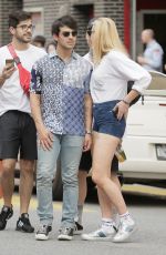SOPHIE TURNER and Joe Jonas Out for Lunch in New York 05/03/2018