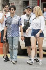SOPHIE TURNER and Joe Jonas Out for Lunch in New York 05/03/2018
