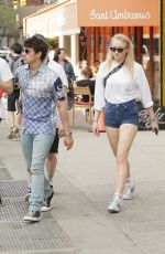 SOPHIE TURNER and Joe Jonas Out for Lunch in New York 05/03/2018