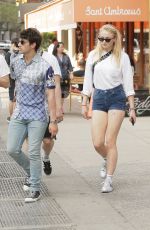 SOPHIE TURNER and Joe Jonas Out for Lunch in New York 05/03/2018