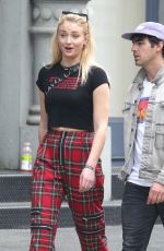 SOPHIE TURNER and Joe Jonas Out in New York 05/04/2018