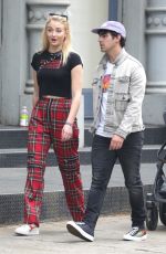 SOPHIE TURNER and Joe Jonas Out in New York 05/04/2018