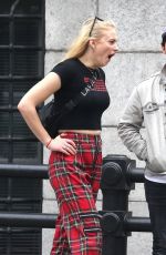 SOPHIE TURNER and Joe Jonas Out in New York 05/04/2018