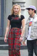 SOPHIE TURNER and Joe Jonas Out in New York 05/04/2018