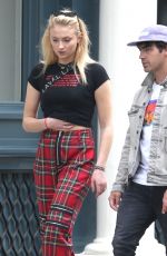 SOPHIE TURNER and Joe Jonas Out in New York 05/04/2018