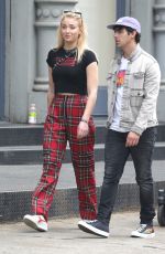 SOPHIE TURNER and Joe Jonas Out in New York 05/04/2018