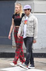 SOPHIE TURNER and Joe Jonas Out in New York 05/04/2018