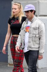 SOPHIE TURNER and Joe Jonas Out in New York 05/04/2018